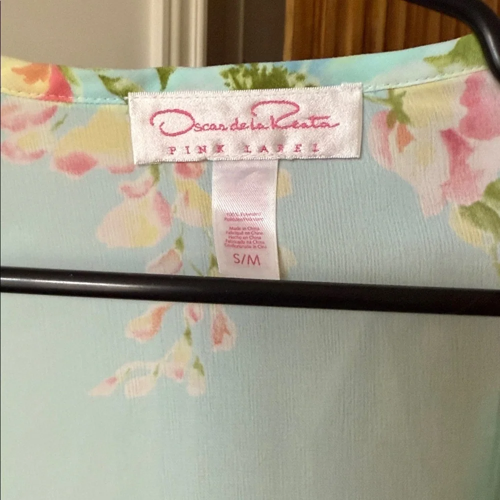 vintage Oscar De La Rente‎ Floral Sleepwear Robe. Size S/M. Read***